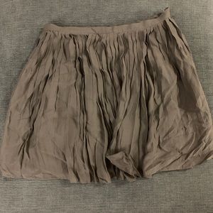 Pleated J Crew Skirt